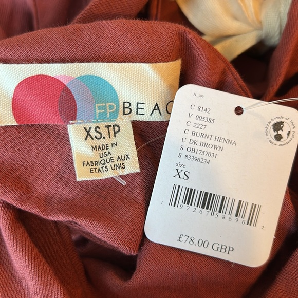 NWT Free People Axel Open Twist Back One Piece Jumpsuit Size XS - Picture 8 of 10